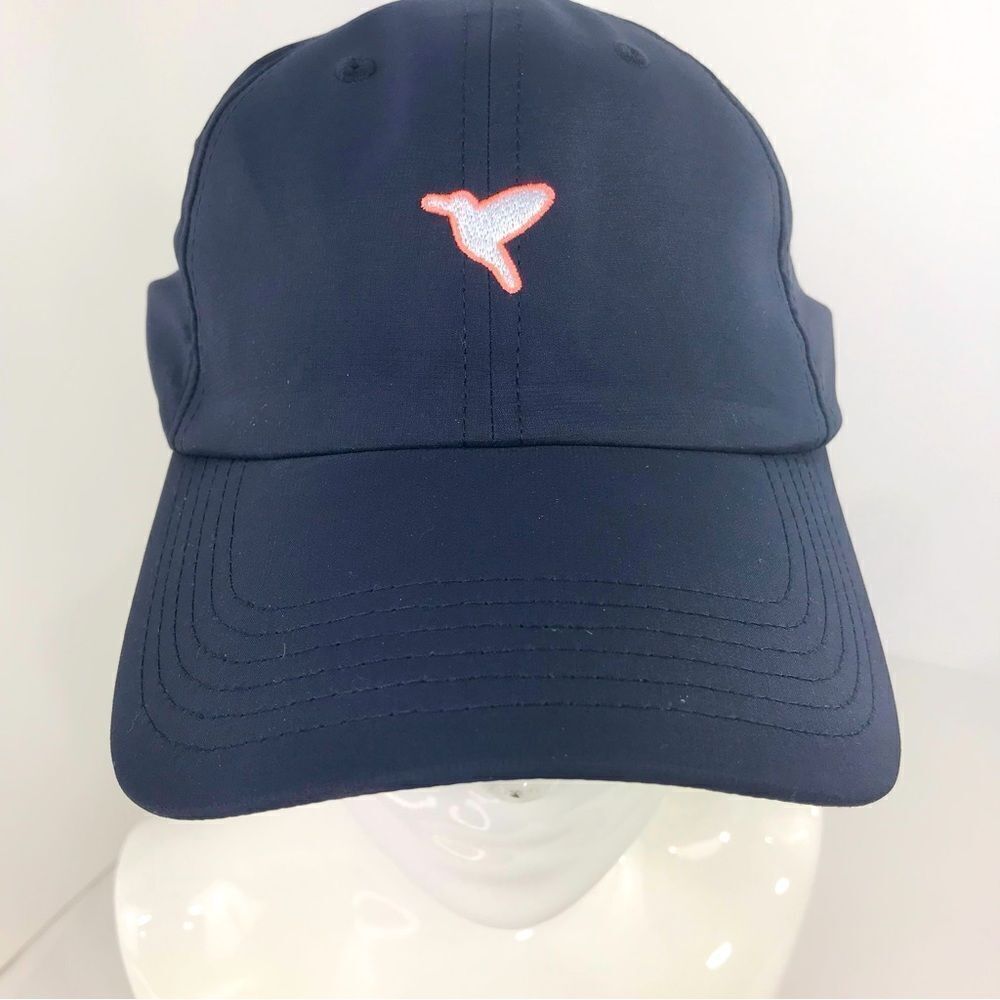 Birddogs Navy Blue White Embroidered Bird Logo Nylon Ball Cap